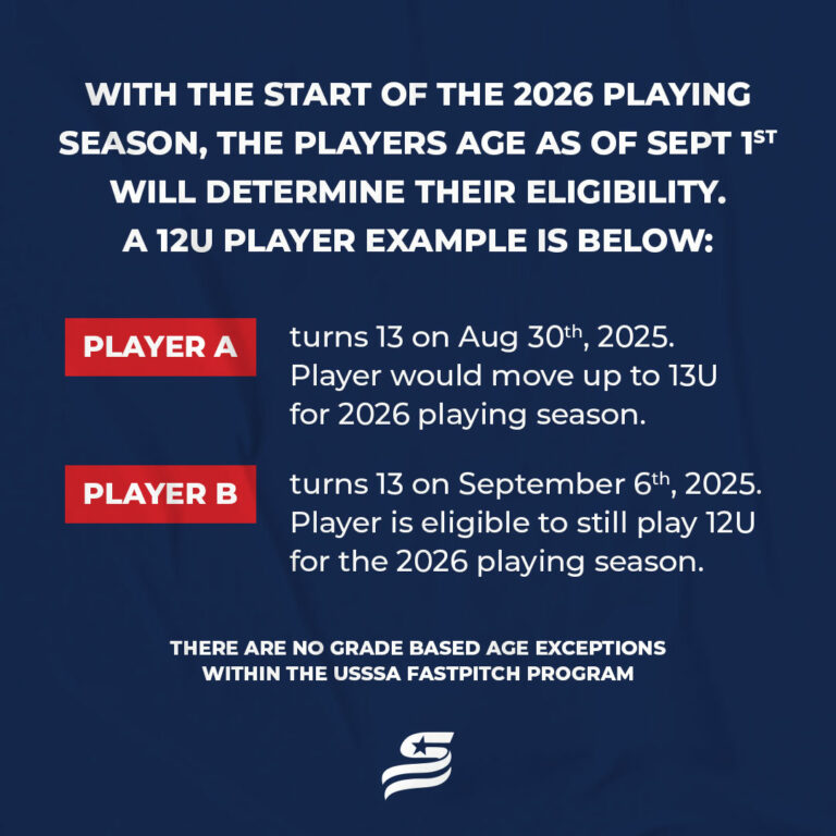 Season Age Chart Ohio Fastpitch USSSA