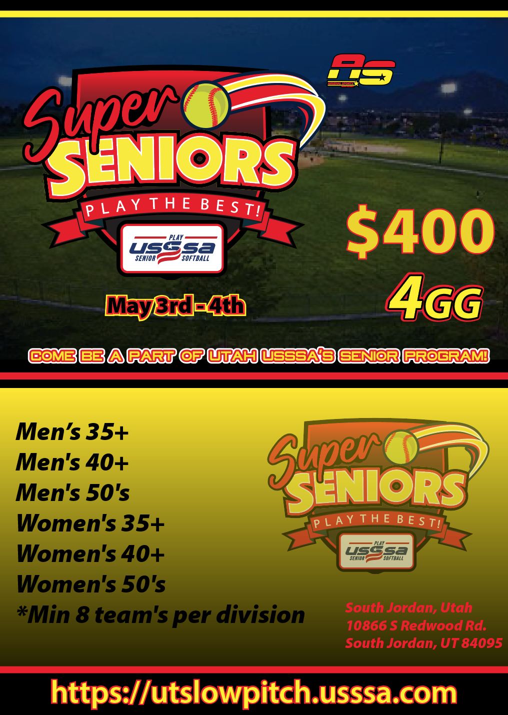 Event Flyers Utah Slowpitch USSSA