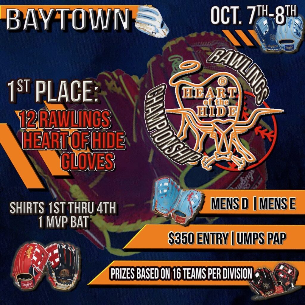 Baytown Rawlings Championship (2023) Baytown, TX USSSA Texas Slowpitch USSSA /GSL