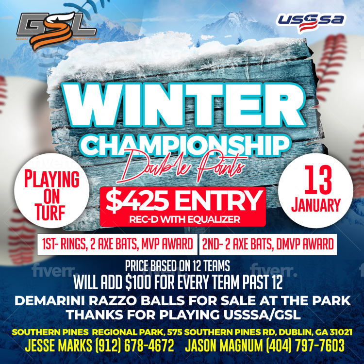 Winter Championship (2024) Dublin, GA USSSA Slowpitch USSSA