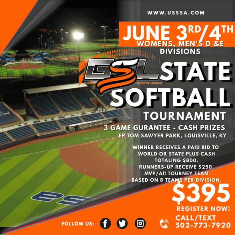 KY GSL STATE TOURNAMENT (2023) Louisville, KY USSSA Kentucky
