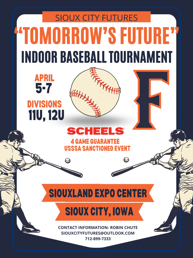 Scheels “Tomorrow’s Future” Indoor Tournament (2024) Sioux City, IA USSSA Iowa Baseball