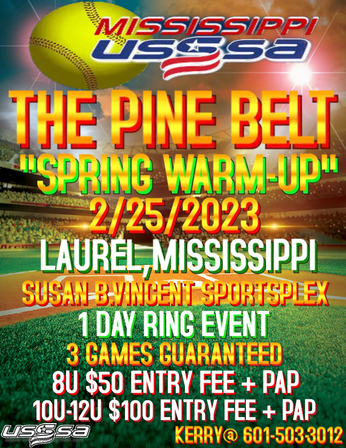 USSSA PINE BELT SPRING WARMUP1 DAY3GG (2023) LAUREL, MS USSSA